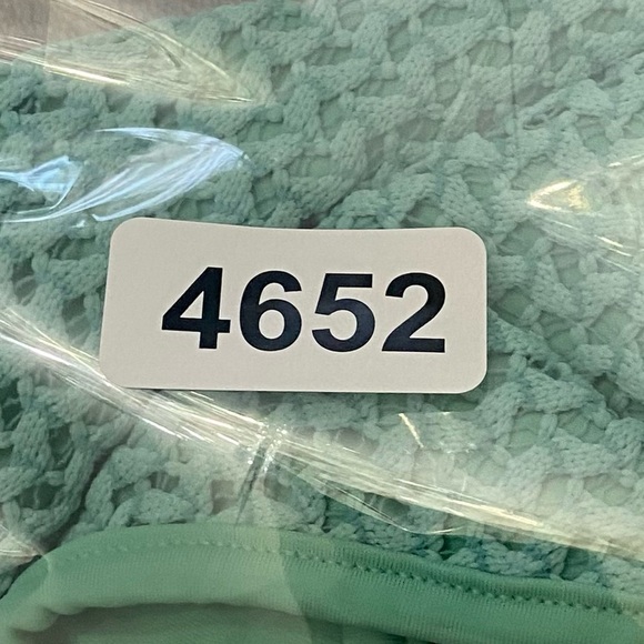 New! Montce lulu bikini bottom turquoise crochet nwot 24652 - Picture 10 of 10